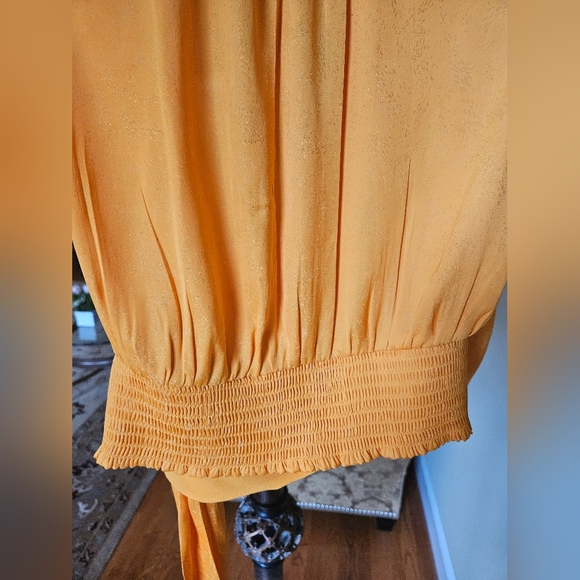 NWOT Maeve by Anthropologie melon/orange tank wrap top - Picture 5 of 12